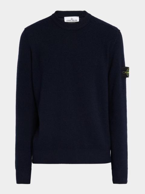Stone Island Men's Wool Crewneck Sweater
