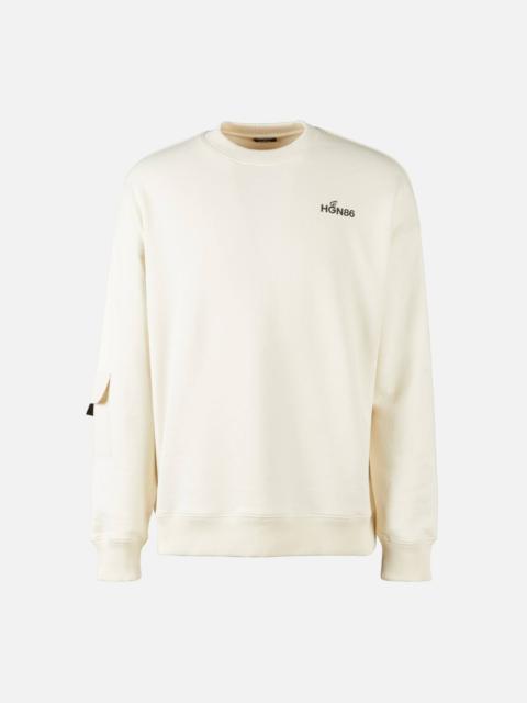 HOGAN Round-neck Sweatshirt White