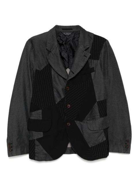 BLACK COMME des GARÇONS patchwork blazer