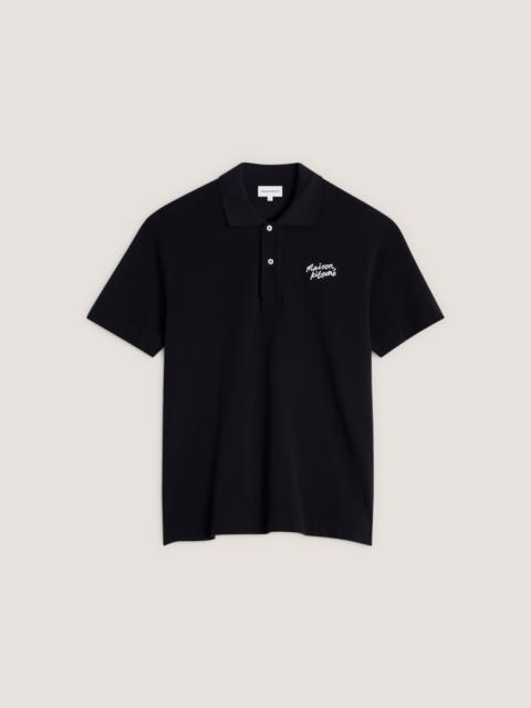 Maison Kitsuné MAISON KITSUNE HANDWRITING COMFORT POLO