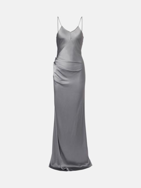 Victoria Beckham Cami satin gown