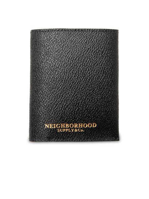 NEIGHBORHOOD COATED WALLET - BLACK