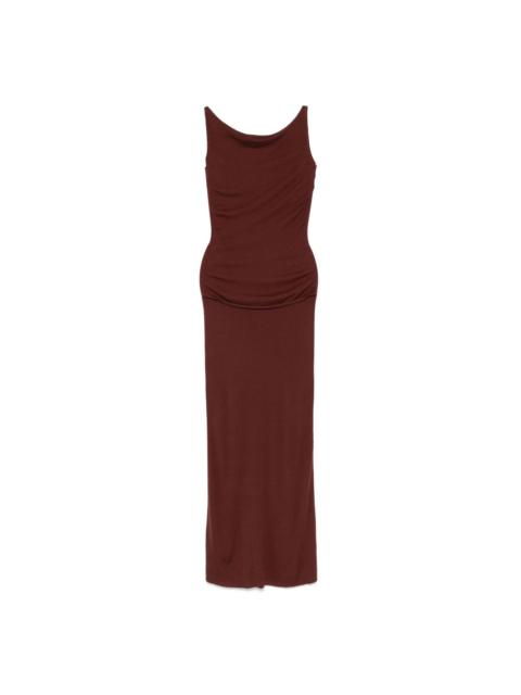 knitted maxi dress