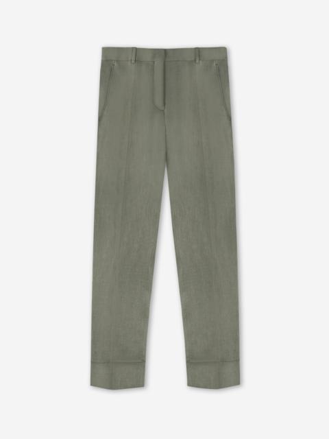 SLOWEAR Regular fit linen trousers