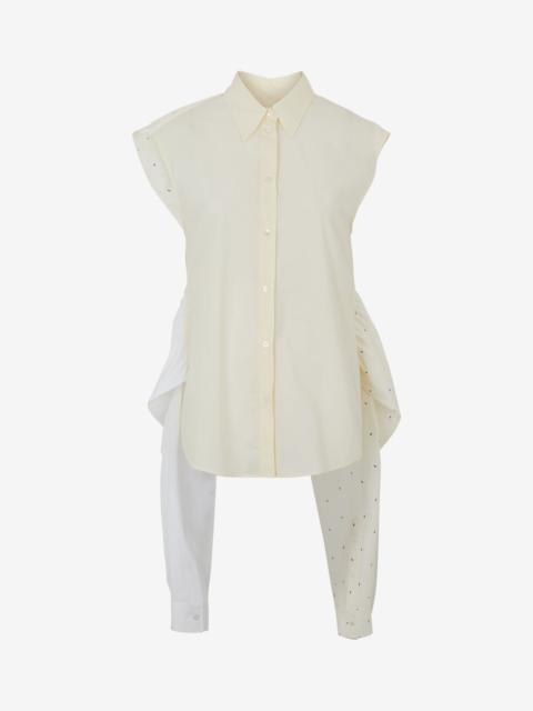 MM6 MAISON MARGIELA Button-up shirt with hanging sleeves