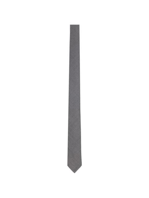 Thom Browne Gray Twill Classic Tie