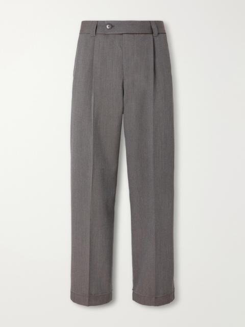 mfpen Patch Straight-Leg Wool-Twill Trousers