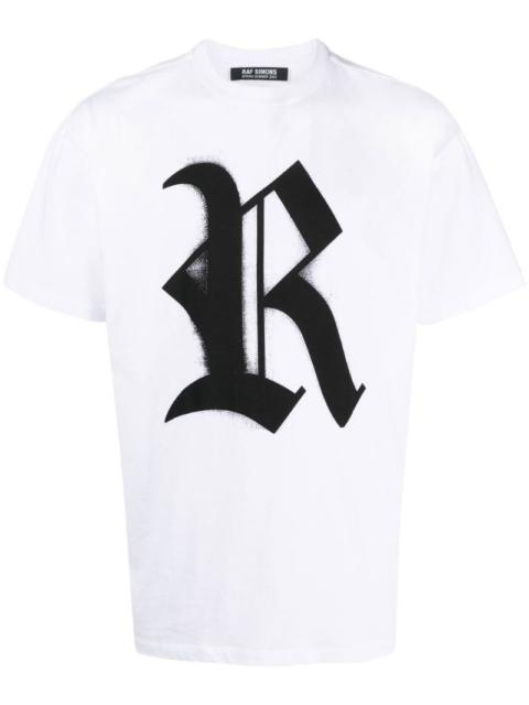 Raf Simons logo-print cotton T-shirt