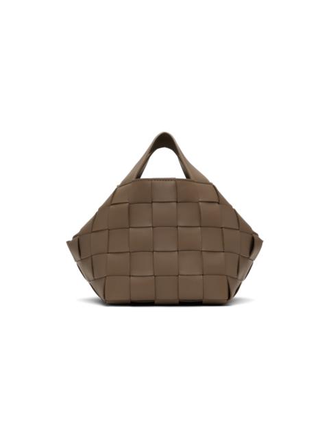 Bottega Veneta Taupe Bowling Cassette Bag