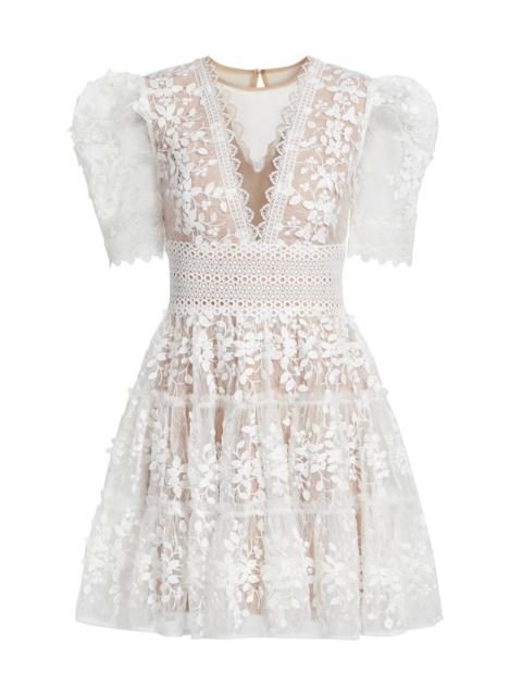 BRONX BANCO Women's Megan Lace Minidress - White