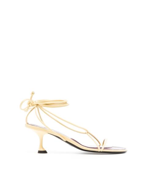 Proenza Schouler 70mm Tee ankle strap sandals