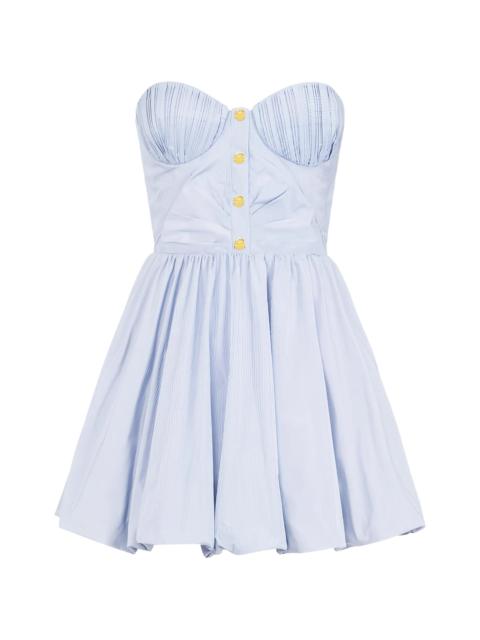 ELISABETTA FRANCHI Elisabetta Franchi Striped Balloon Mini Dress