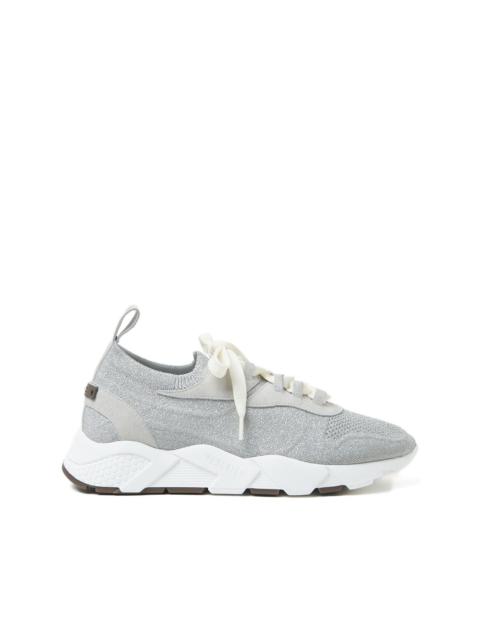 PESERICO glitter-knit sneakers