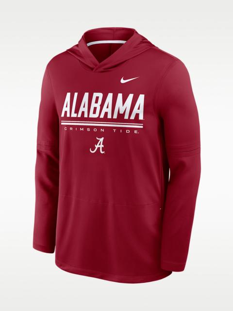 Nike Alabama Sideline Men's Nike Dri-FIT College Long-Sleeve Hooded Top
