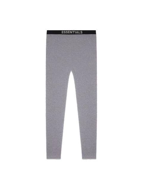 ESSENTIALS Fear of God Essentials FW20 Heather Thermal Pants 'Dark Grey' FOG-FW20-178