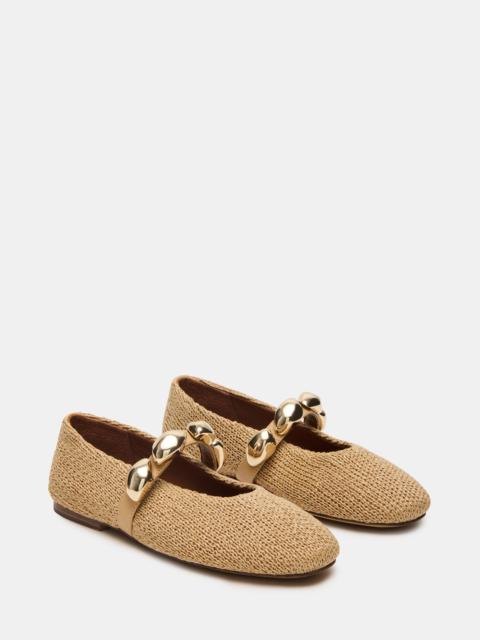 STEVE MADDEN POPPIN NATURAL RAFFIA