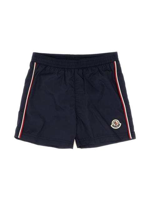 Moncler Tricolor Piping Swimsuit