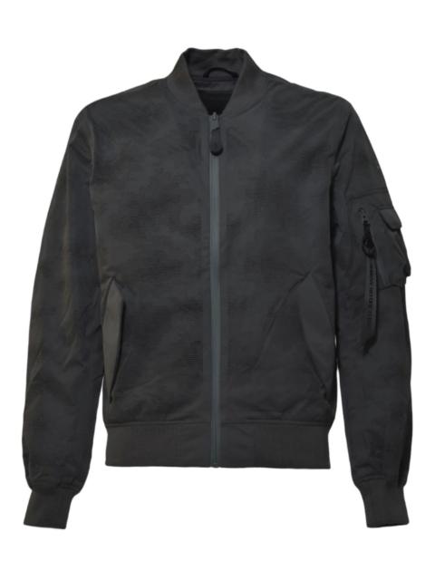 ALPHA INDUSTRIES camouflage-pattern zip-up bomber jacket