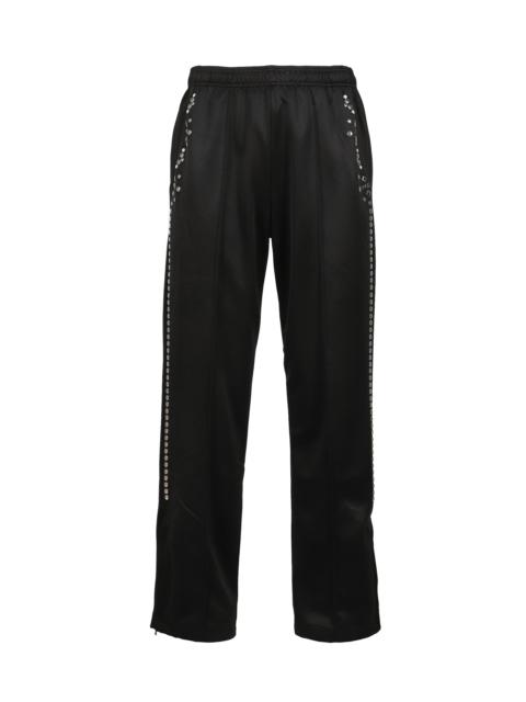 TOGA VIRILIS POLYESTER JERSEY TRACK PANTS / BLK