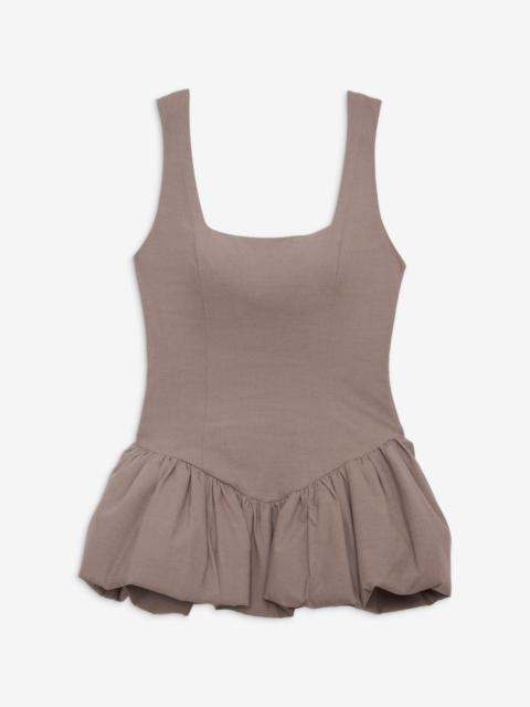 For Love & Lemons Marianne Bubble Hem Corset Top