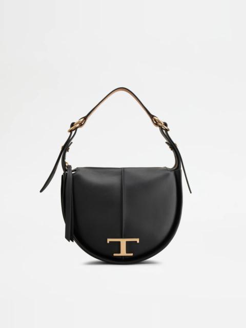 Tod's TIMELESS HOBO BAG IN LEATHER SMALL - BLACK