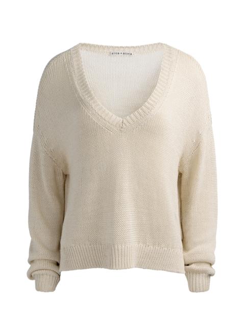 Alice + Olivia WILLIAMS LIGHTWEIGHT PULLOVER