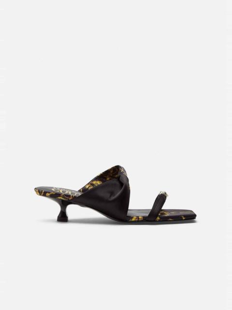 VERSACE JEANS COUTURE Garland Foulard Mules