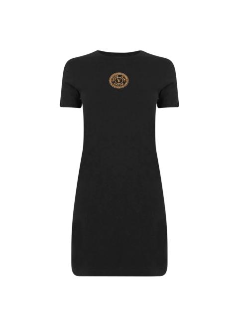 VERSACE JEANS COUTURE ROUND LOGO DRESS