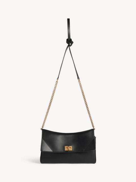 BALENCIAGA Women's Rodeo Wallet On Chain in Black