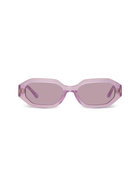 x The Attico Irene geometric-frame sunglasses