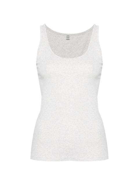 ribbed cotton tank top