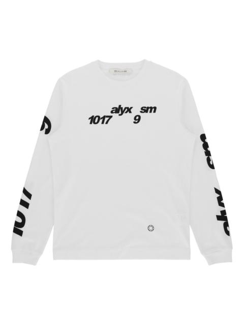 1017 ALYX 9SM LOGO LONGSLEEVE TEE