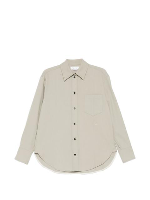 Victoria Beckham patch-pocket shirt