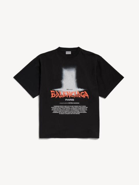 BALENCIAGA Women's The Door Oversized T-shirt in Black