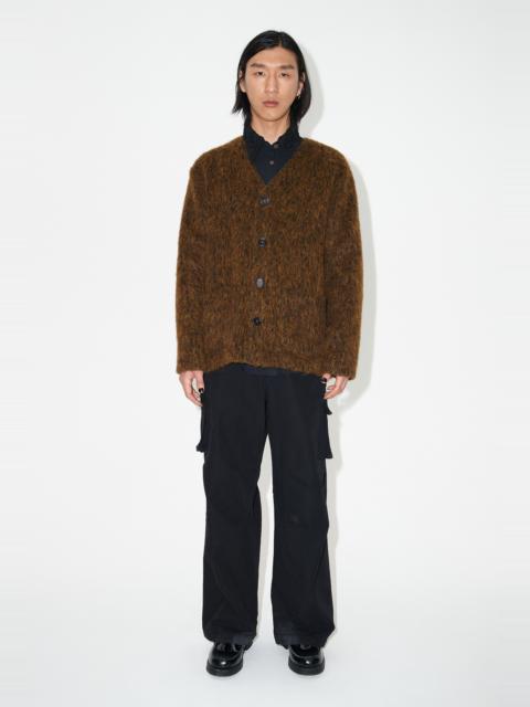 Our Legacy Cardigan Olive Melange Mohair