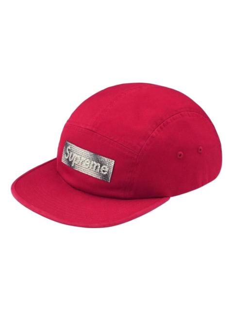 Supreme Supreme FW26 Rhinestone Label Camp Cap 'Red' SUP-FW26-2021-RED