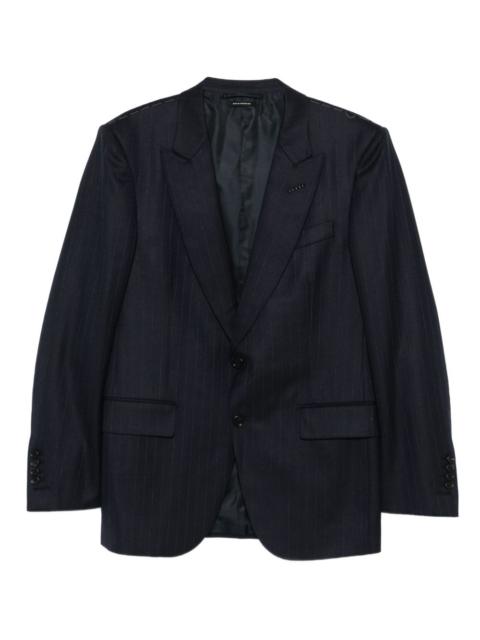 TOM FORD pinstripe two-button blazer
