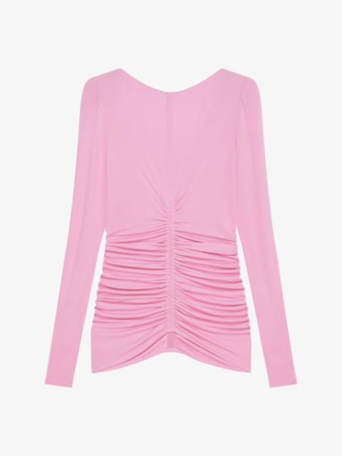 Givenchy RUCHED TOP IN CREPE