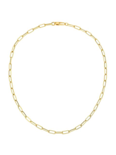 ROBERTO COIN Women's 18K Yellow Gold Polished & Fluted Paper Clip Chain Necklace - Yellow Gold