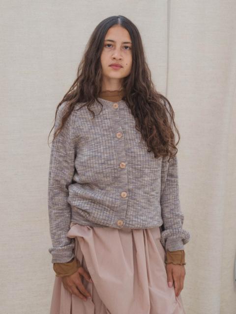 BASERANGE Soar Cardigan - Organic Cotton Rib