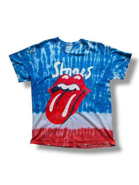 Other Designers Band Tees × The Rolling Stones - The Rolling Stones Concert Tour 2019 Big Logo Tie Dye TShirt