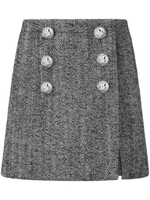 rabanne herringbone skirt