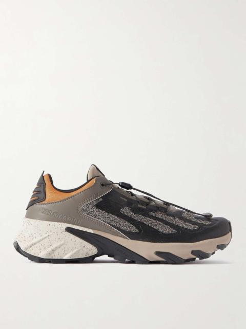 SALOMON Speedverse PRG Vegan Leather and Rubber-Trimmed Mesh Sneakers