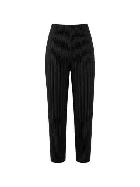 ISSEY MIYAKE plissé-effect trousers