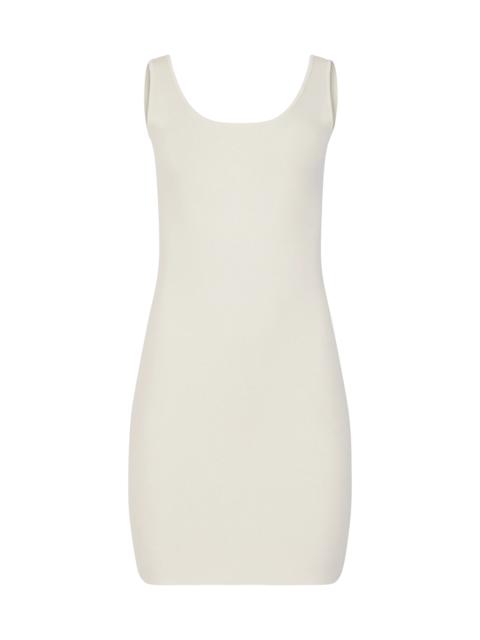 entire studios SQUARE NECK KNIT MINI OFF WHITE