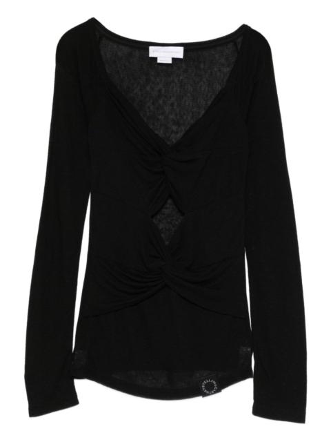 Stella McCartney V-neck long sleeve T-shirt