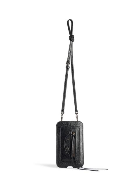 Women's Le City Vertical Phone Holder in Black