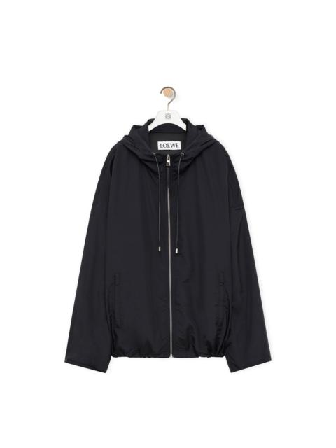 Loewe Hooded jacket in technical silk