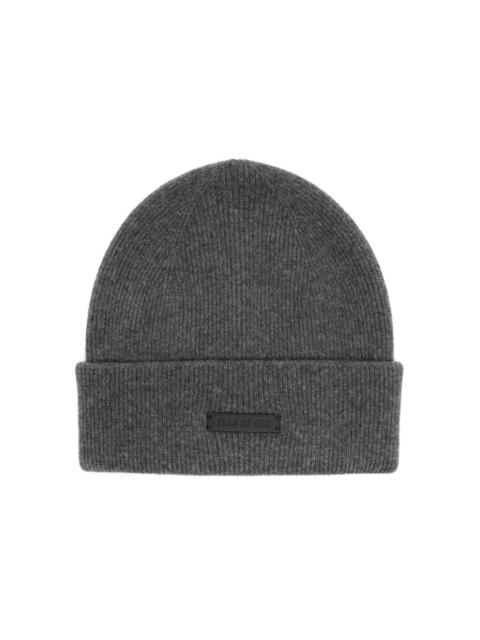 Fear of God logo-patch beanie