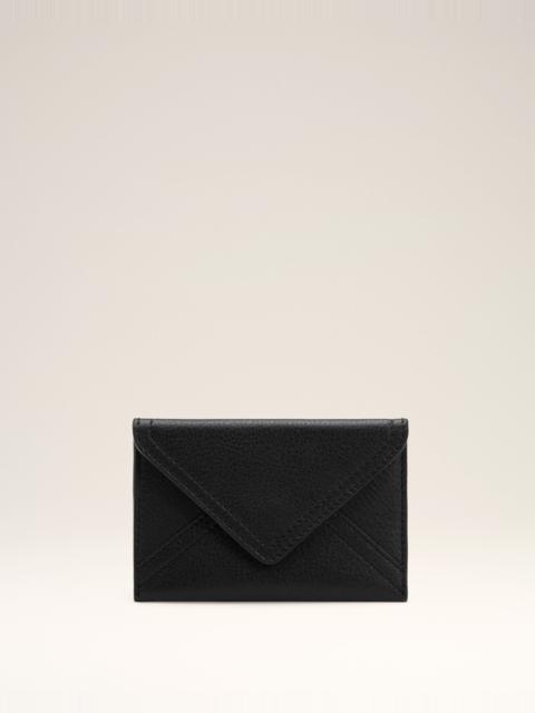 AMI Paris BLACK SMOOTH LEATHER ETIENNE ENVELOPE CARD HOLDER